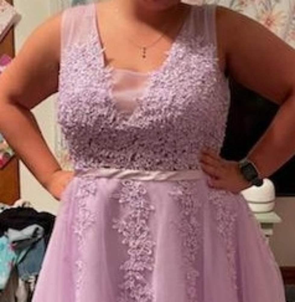 NEW lavendar formal dress